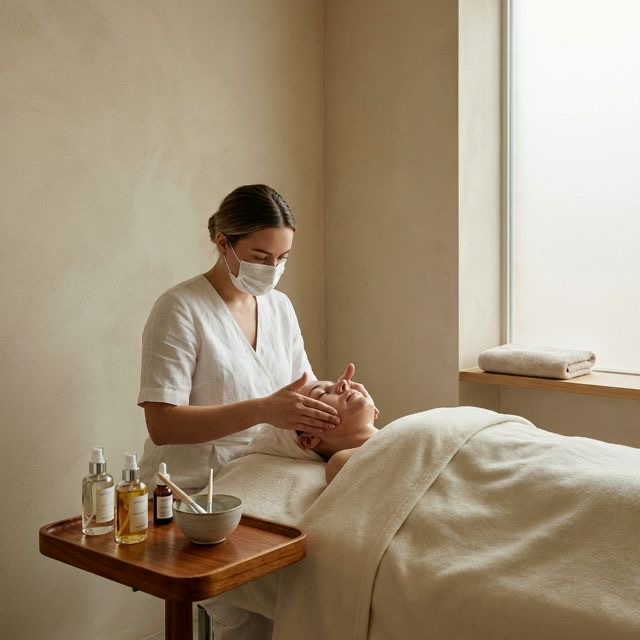Formación práctica de estética facial