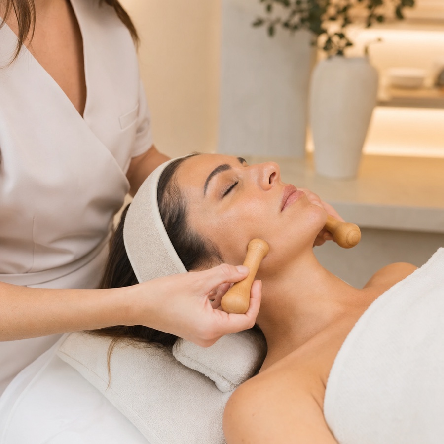 Curso de maderoterapia facial